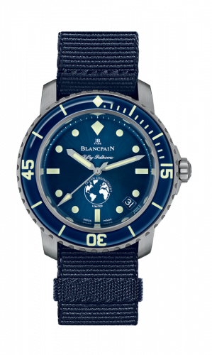 Fifty Fathoms Ocean Commitment III Blue / Blue / Blue NATO