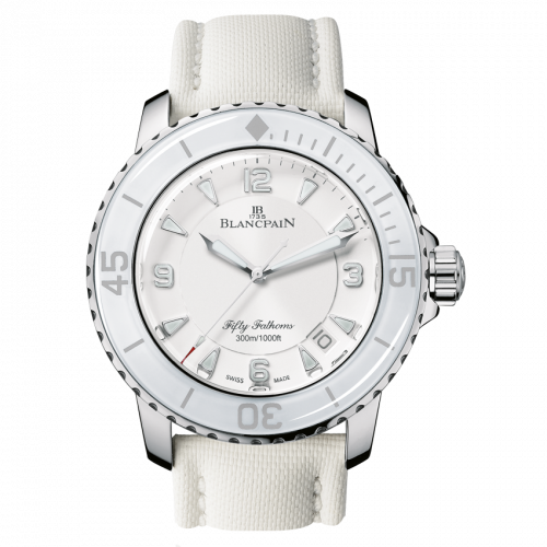 Fifty Fathoms Automatique Stainless Steel / White / White Canvas