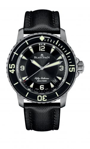 Fifty Fathoms Automatique Titanium / Black / Canvas