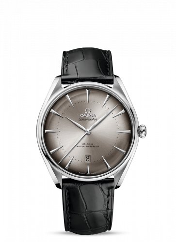 Seamaster Master Co-Axial 39.5 New York Edition Stainless Steel / Grey / Alligator