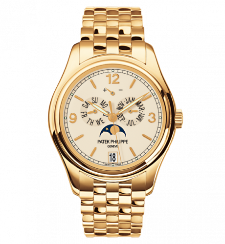 Annual Calendar 5146 Yellow Gold / Cream / Bracelet