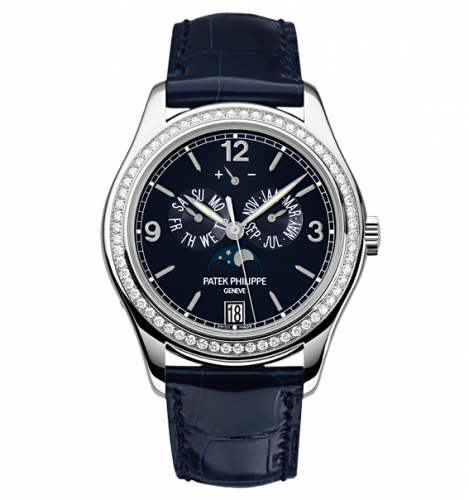Annual Calendar 5147 White Gold / Navy Blue