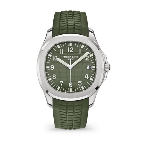Aquanaut 5168 White Gold / Green