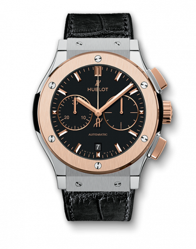 Classic Fusion 45 Chronograph Titanium / King Gold / Black