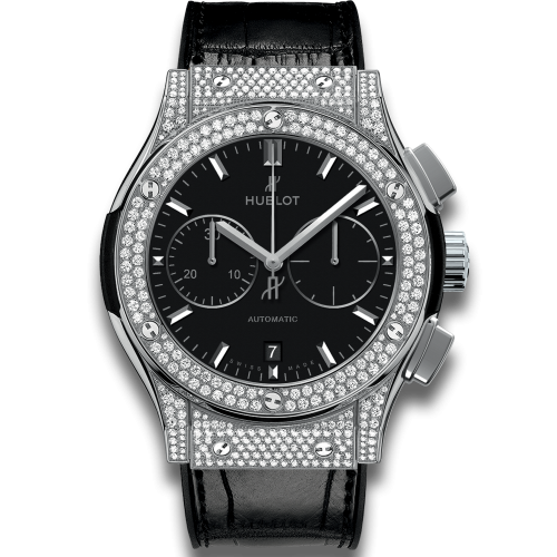 Classic Fusion 45 Chronograph Titanium / Pavé