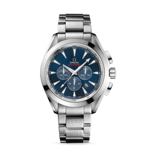 Seamaster Aqua Terra 150M Co-Axial 44 Chronograph Stainless Steel / Blue / Bracelet / Olympic Collection