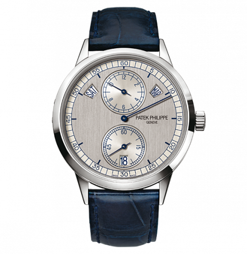 Annual Calendar Regulator 5235 White Gold / Silver