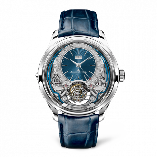 Master Grande Tradition Gyrotourbillon Westminster Perpetual White Gold / Blue