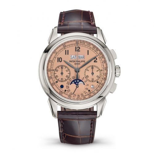 Perpetual Calendar Chronograph 5270 Platinum / Salmon