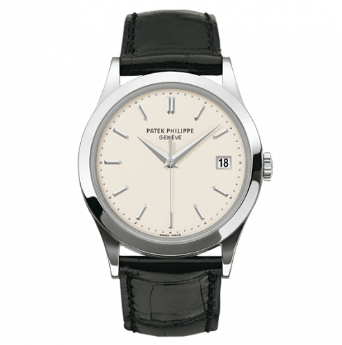 Calatrava 5296G White Gold / Silver