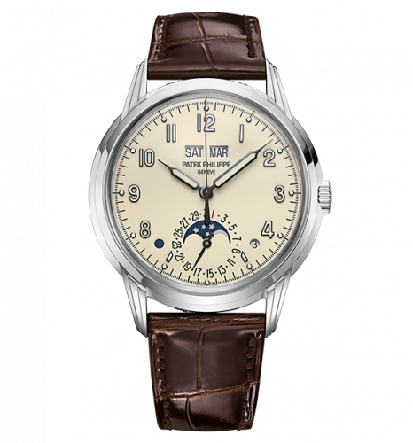 Perpetual Calendar 5320 White Gold / Cream