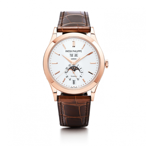 Annual Calendar 5396 Tiffany Rose Gold / Silver