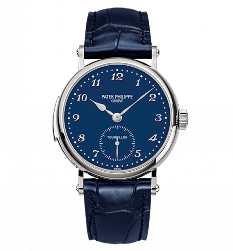 Tourbillon Minute Repeater 5539 White Gold / Blue