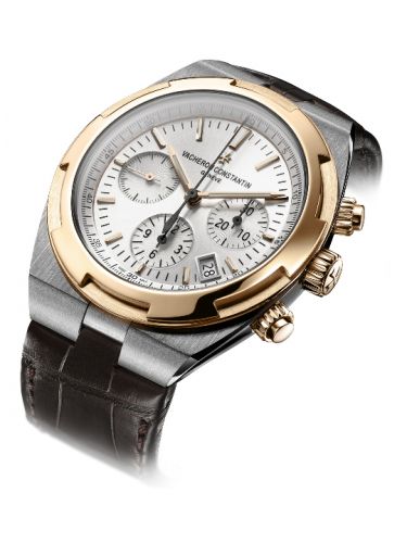 Overseas Chronograph Stainless Steel / Pink Gold / Silver