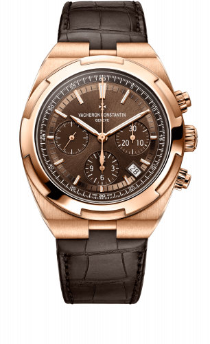 Overseas Chronograph Pink Gold / Brown / Bracelet