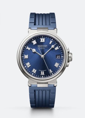 Marine 5517 Titanium / Blue / Rubber