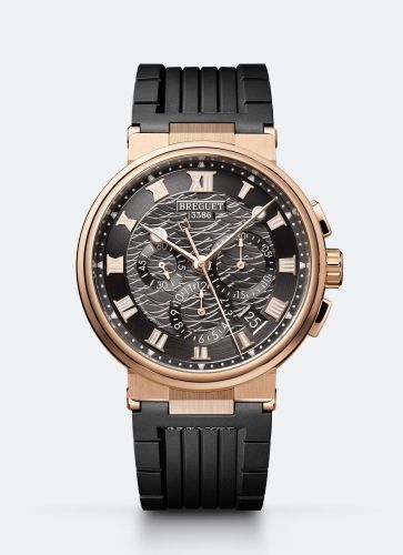 Marine Chronograph 5527 Rose Gold / Grey / Rubber