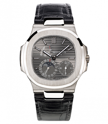 Nautilus 5712 White Gold / Grey