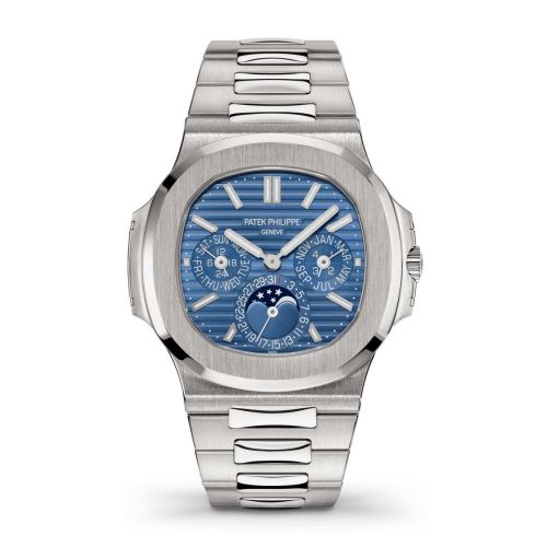 Nautilus Perpetual Calendar 5740 White Gold / Blue