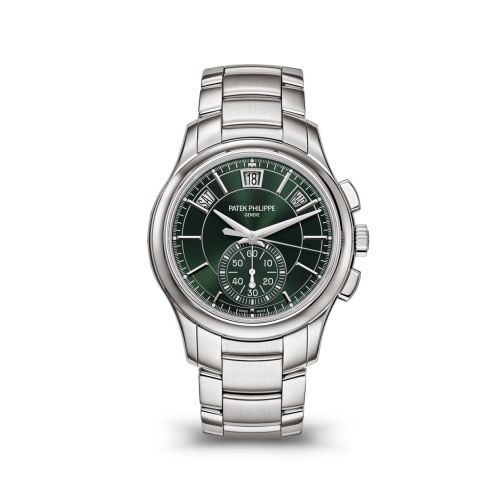 Annual Calendar Chronograph 5905 Stainless Steel / Green / Bracelet