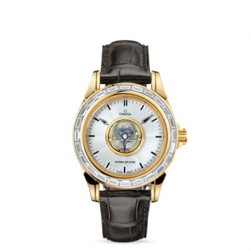 De Ville Tourbillon Yellow Gold / Baguette / Silver