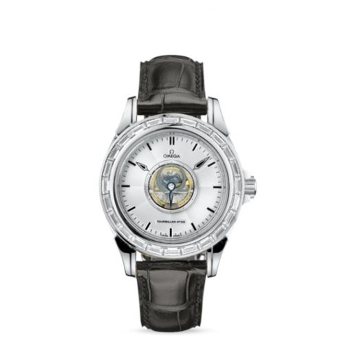 De Ville Tourbillon White Gold / Baguette