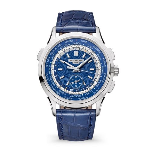 World Time Chronograph 5930 White Gold / Blue / Beijing