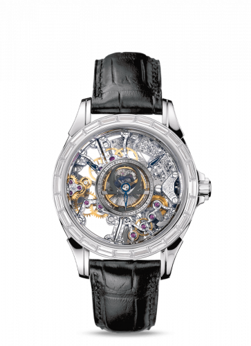 De Ville Tourbillon Platinum / Baguette / Skeleton