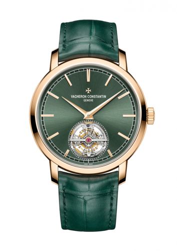 Traditionnelle Tourbillon Pink Gold / Green