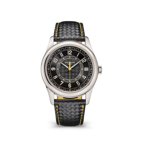 Calatrava White Gold / Black - Yellow