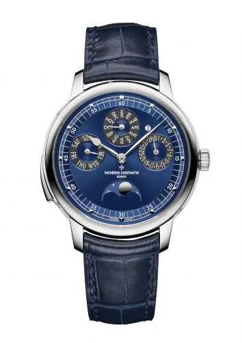 Les Cabinotiers Minute Repeater Perpetual Calendar White Gold / Blue
