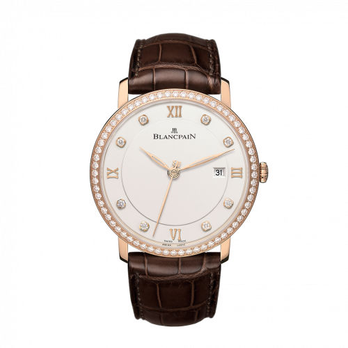 Villeret Ultraplate Automatique 40mm Red Gold / Opalin / Diamond