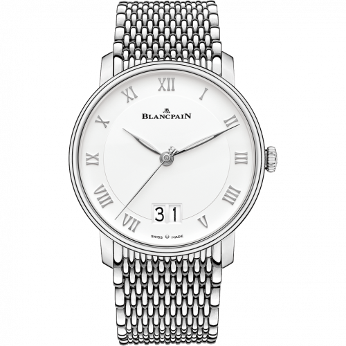 Villeret Grande Date Stainless Steel / White / Bracelet