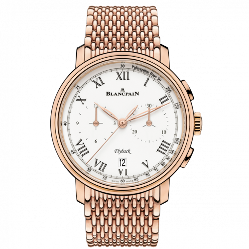Villeret Chronographe Flyback Pulsomètre Red Gold / Enamel