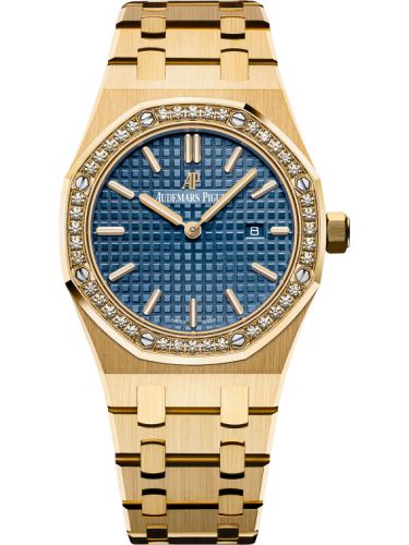 Royal Oak 67651 Quartz Yellow Gold / Blue