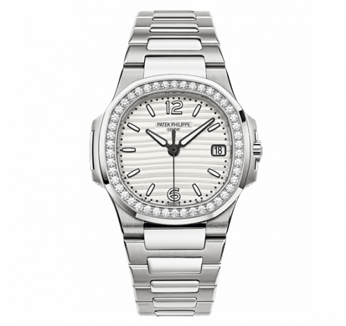 Nautilus 7010 White Gold / Silvery White
