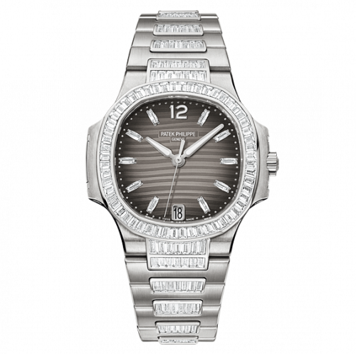 Nautilus 7014 White Gold / Grey