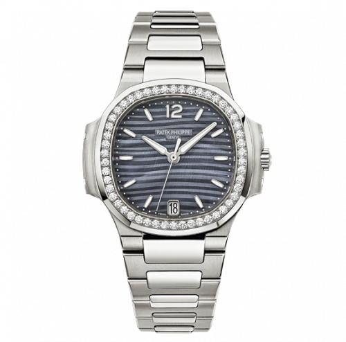 Nautilus 7018 Stainless Steel / Blue