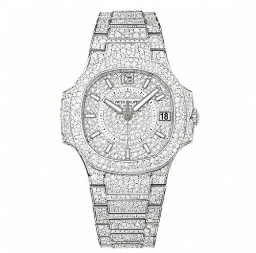 Nautilus 7021 White Gold / Diamond