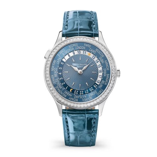 World Time 7130 White Gold / Blue - Beijing