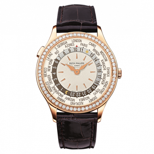 World Time 7130 Rose Gold / Silver / Hong Kong