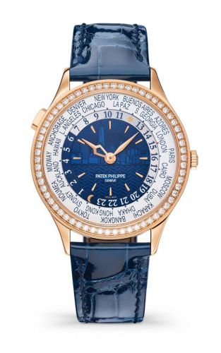 World Time 7130 Rose Gold New York