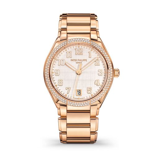 Twenty-4 Automatic Rose Gold / Diamond / Shantung Silk