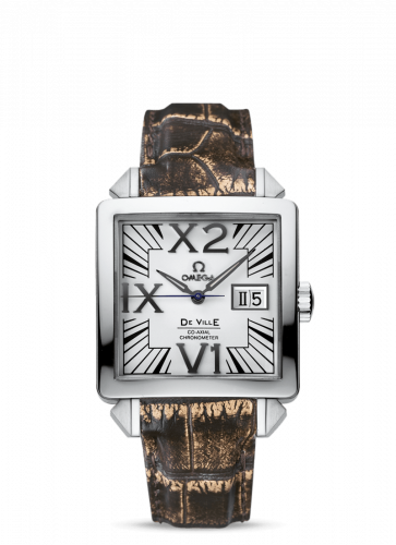 De Ville X2 Co-Axial 35 Big Date White Gold / Silver