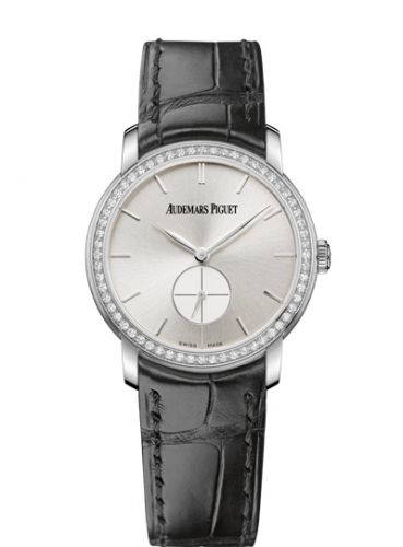 Jules Audemars Small Seconds White Gold / Diamond / Silver d'Occasion