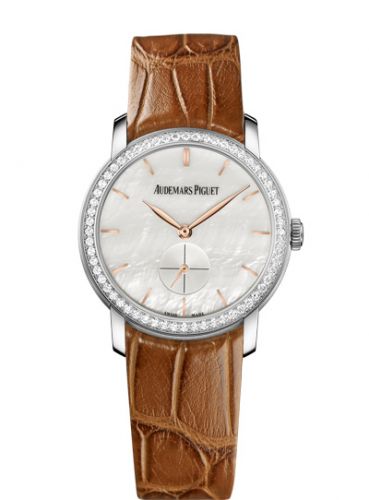 Jules Audemars Small Seconds White Gold / Diamond / MOP d'Occasion