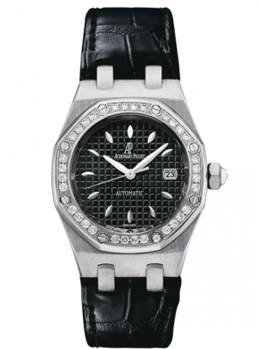 Royal Oak Selfwinding 77321 Stainless Steel / Diamond / Black / Alligator