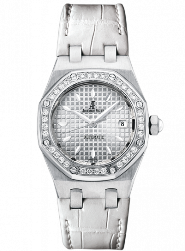 Royal Oak Selfwinding 77321 Stainless Steel / Diamond / Silver / Alligator
