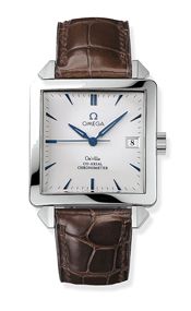 De Ville Byzantium Co-Axial 33.4 Co-Axial Stainless Steel / White / Almada