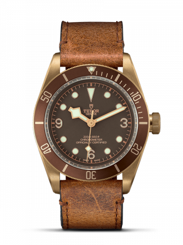 Heritage Black Bay Bronze / Brown / Leather